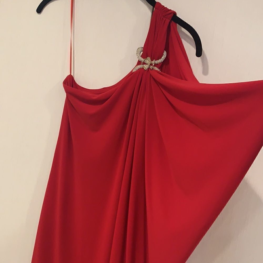 ❌Final deal❌red one-shoulder dress - Picture 2 of 13